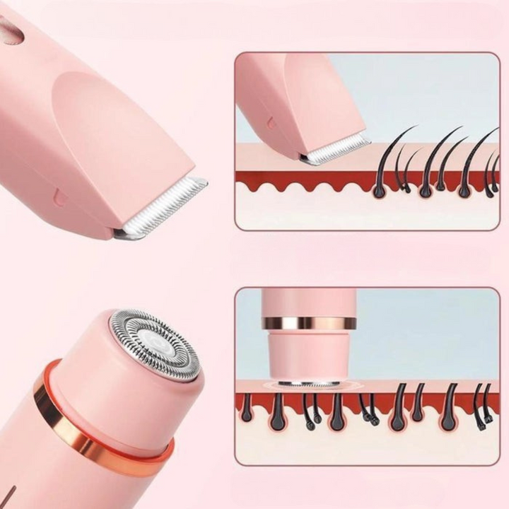 SilkEase™ 2-i-1 Precisjonstrimmer