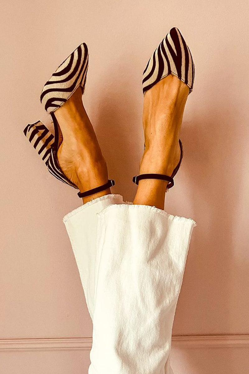 Roselle | Zebra Sandals