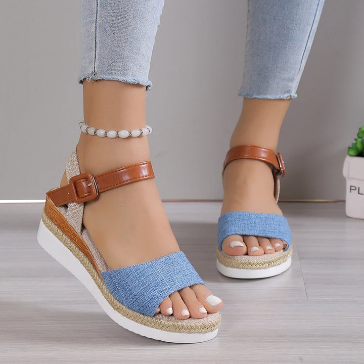 Blush | Comfort Wedge Sandals