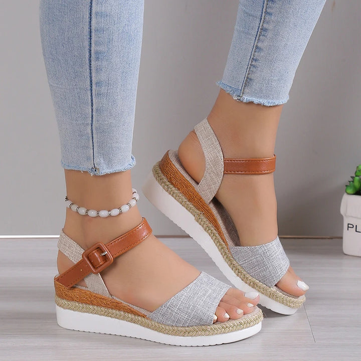 Blush | Comfort Wedge Sandals