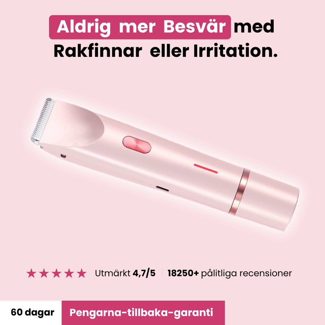 SilkEase™ 2-i-1 Precisjonstrimmer