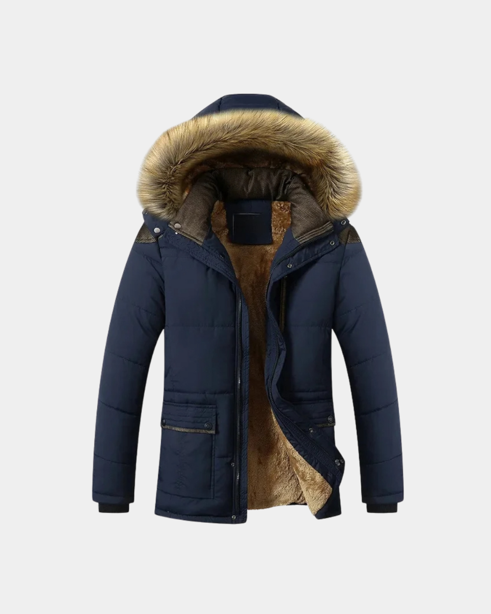 Forton | Vadderad Fleecevinterjacka