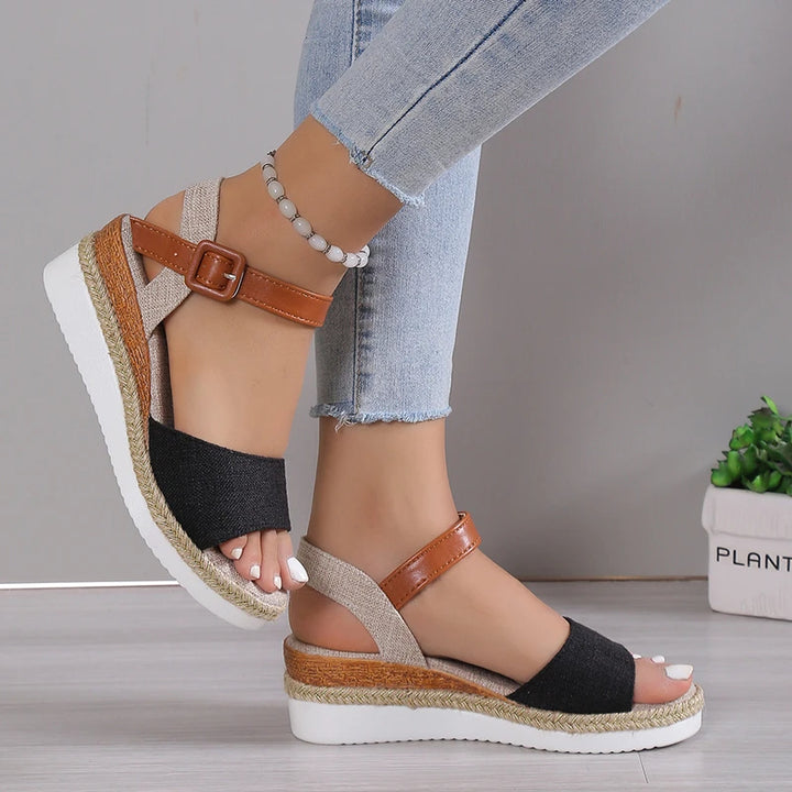 Blush | Comfort Wedge Sandals